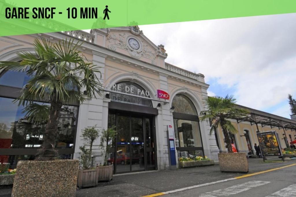 IDEAL PRO - 10min gare - Hypercentre - WIFI - Longuedurée Pau Esterno foto